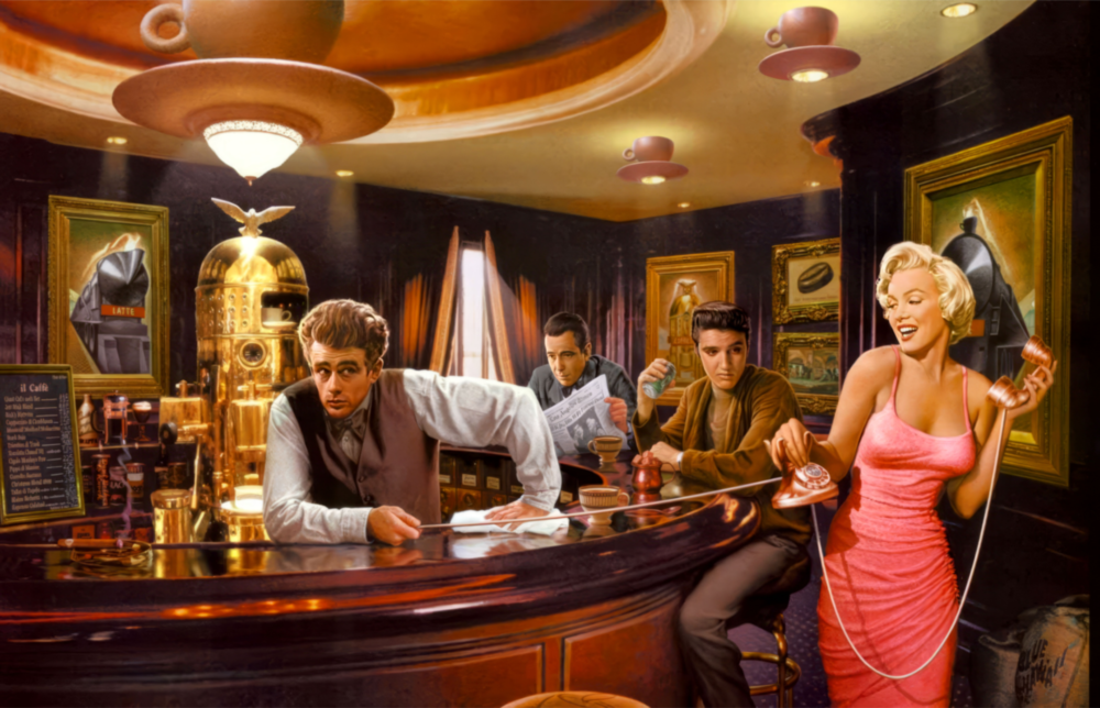 Pembe Marilyn - Elvis Humphrey Cam Tablo