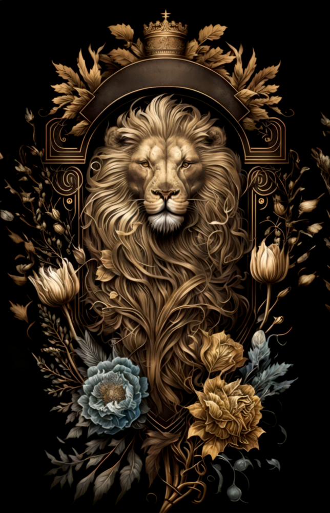 Aslan Kral Cam Tablo