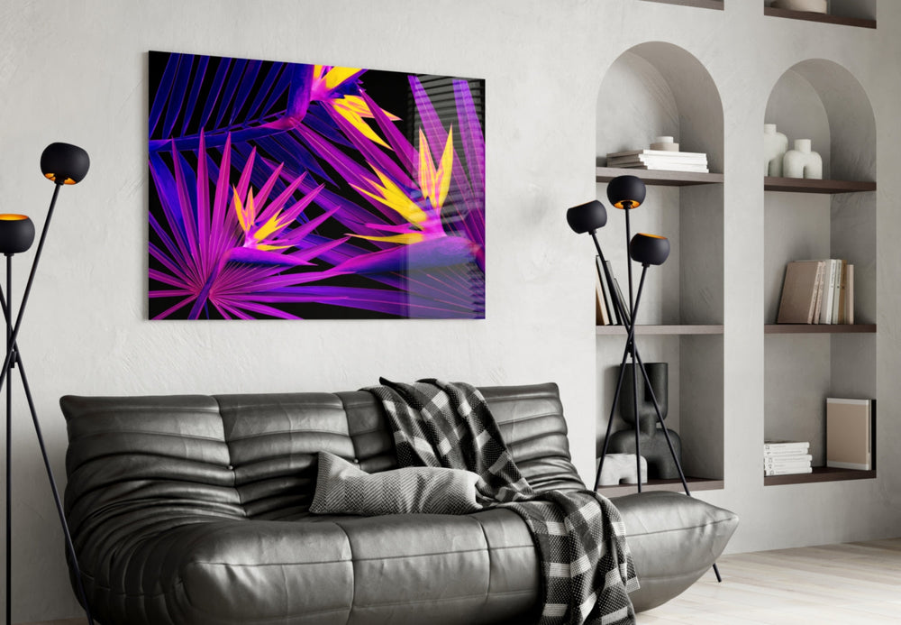 Vibrant Tropical Leaves Cam Tablo