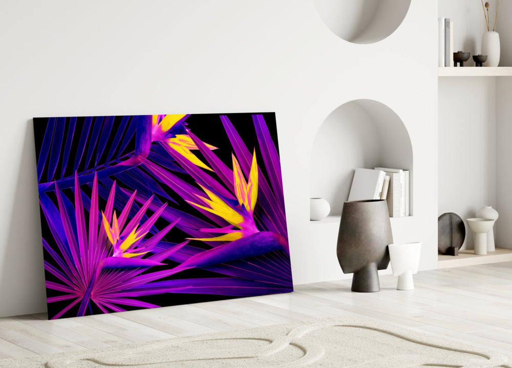 Vibrant Tropical Leaves Cam Tablo