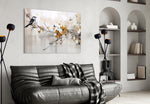 Elegant Bird on Branch Cam Tablo