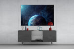 Glowing Earth in Space Cam Tablo