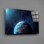 Glowing Earth in Space Cam Tablo