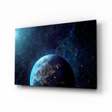 Glowing Earth in Space Cam Tablo