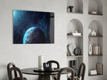 Glowing Earth in Space Cam Tablo