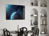 Glowing Earth in Space Cam Tablo