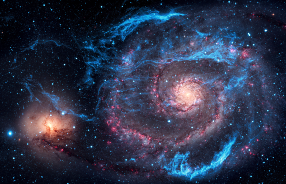 Galaktik Nebula Cam Tablo