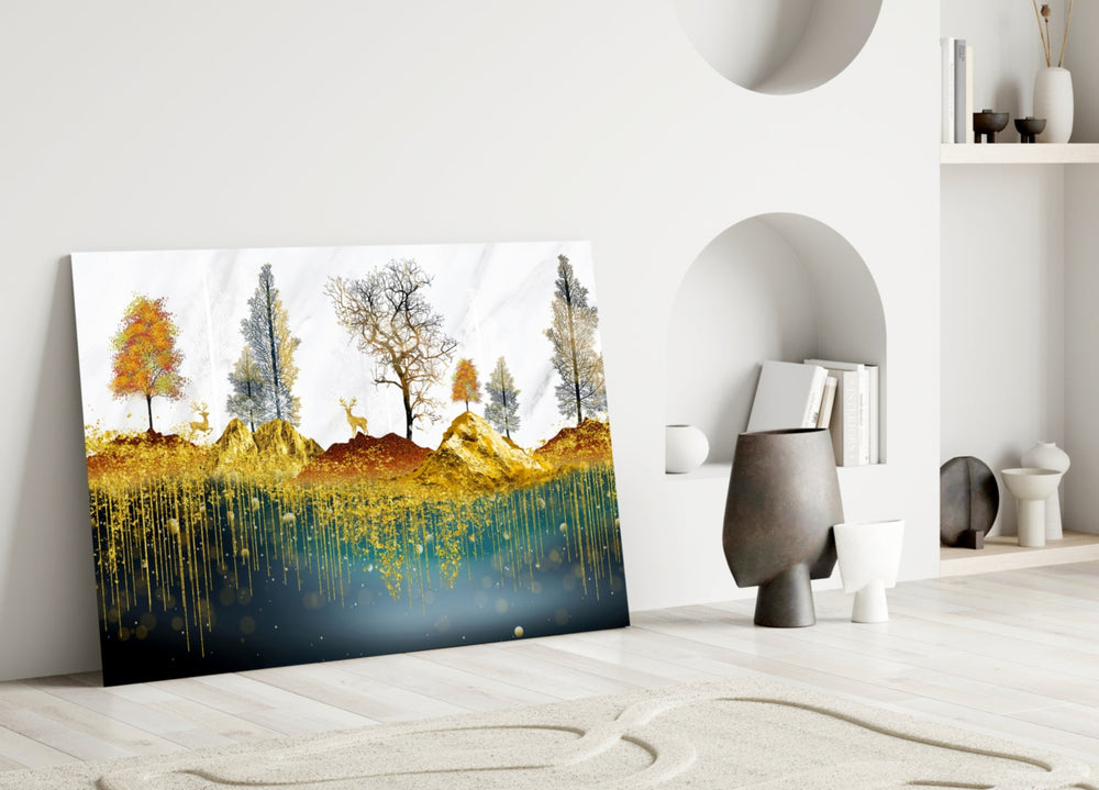 Golden Forest Reflections Cam Tablo