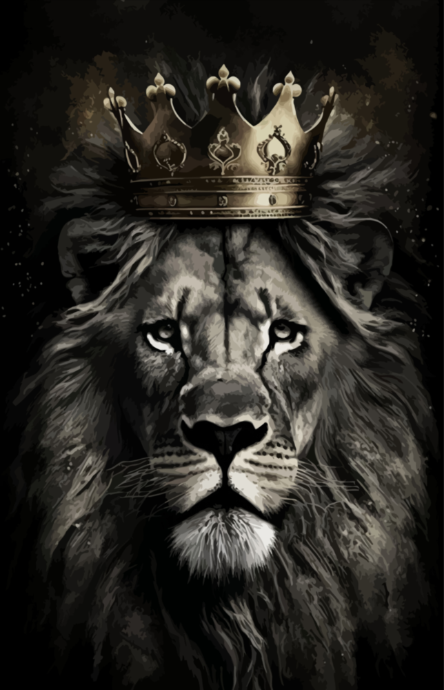 Aslan Kral Cam Tablo