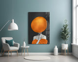 Editorial portrait cinematic glass wall art in glamorous walk-in closet