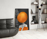 Pop-luxe shh cinematic glass wall art in heritage stairwell