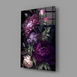 Old-Master romantic cinematic glass wall art in feminine-luxe boudoir