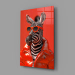 Anthropomorphic streetwear cinematic glass wall art in creative-agency reception