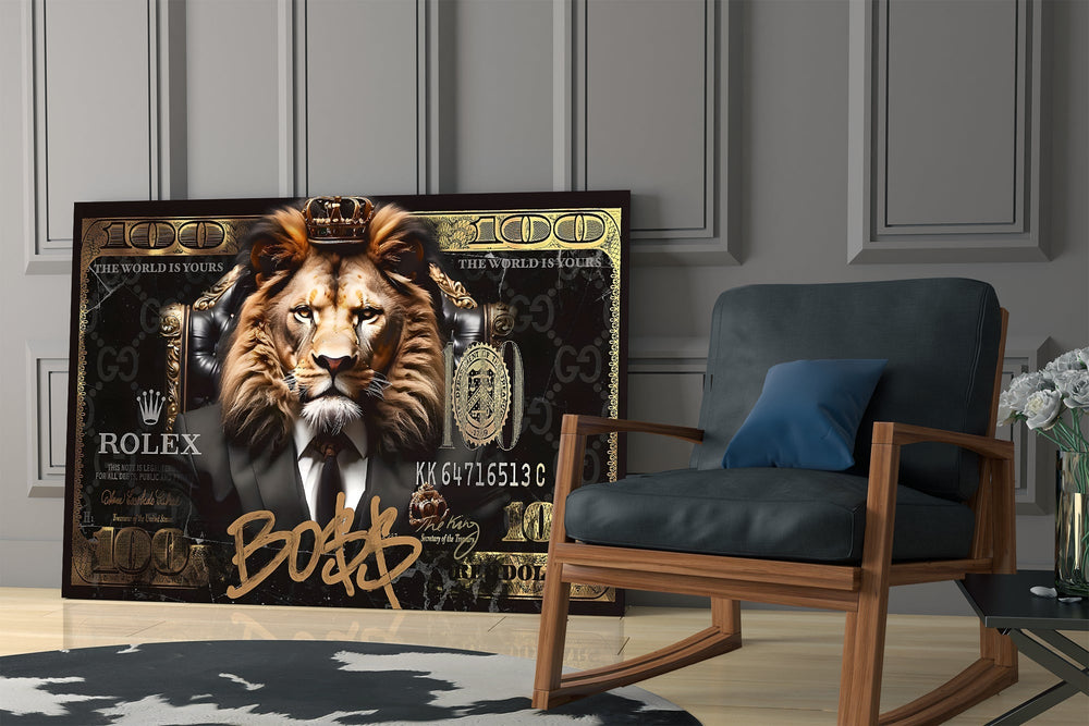 World-Is-Yours cinematic glass wall art in private library reading nook