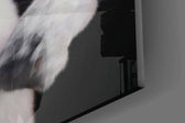 Hanna-Barbera luxury cinematic glass wall art in teen bedroom