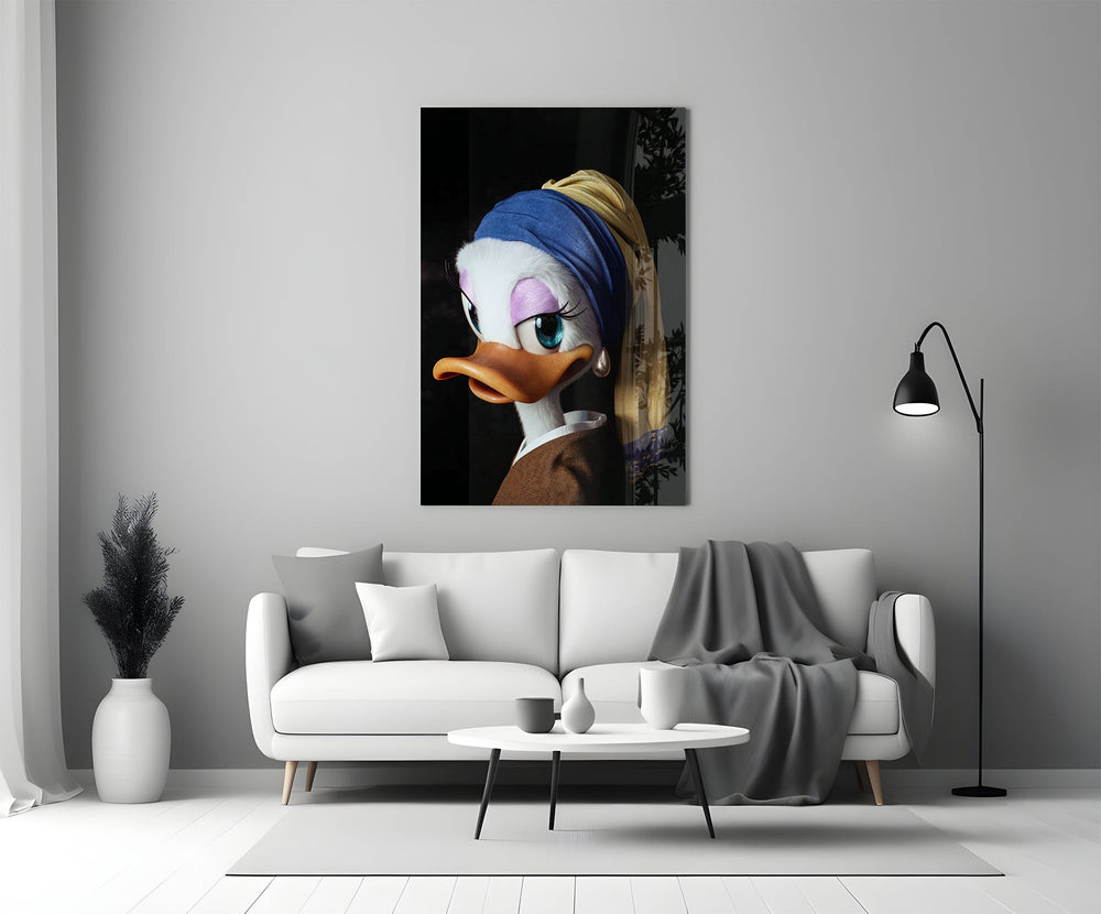 Designer Collection cinematic glass wall art in heritage stairwell