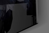 Patriotic eagle cinematic glass wall art in corporate boardroom