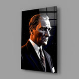 Cumhuriyet pride cinematic glass wall art in Turkish embassy lobby