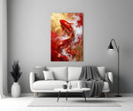 Yu-Long good-fortune cinematic glass wall art in heritage stairwell