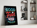 Bistro-cheer cinematic glass wall art in private library reading nook