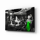 Hollywood Efsaneleri Noir Cam Tablo