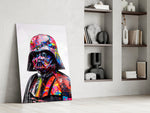 Pop-graffiti cinema cinematic glass wall art in private library reading nook