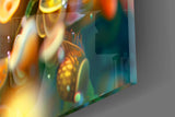 Cartoon-doll girl cinematic glass wall art in creative studio