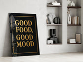 Luxe typography cinematic glass wall art in private library reading nook