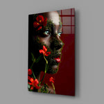 Tribute editorial cinematic glass wall art in Ukrainian-heritage home