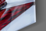Bishop chess cinematic glass wall art in chess-club lounge