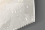 Snowy meadow cinematic glass wall art in heritage living room