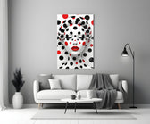 Kusama infinity cinematic glass wall art in heritage stairwell