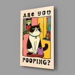 Pop humor cinematic glass wall art in teen game-room