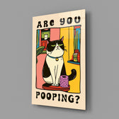 Pop humor cinematic glass wall art in teen game-room