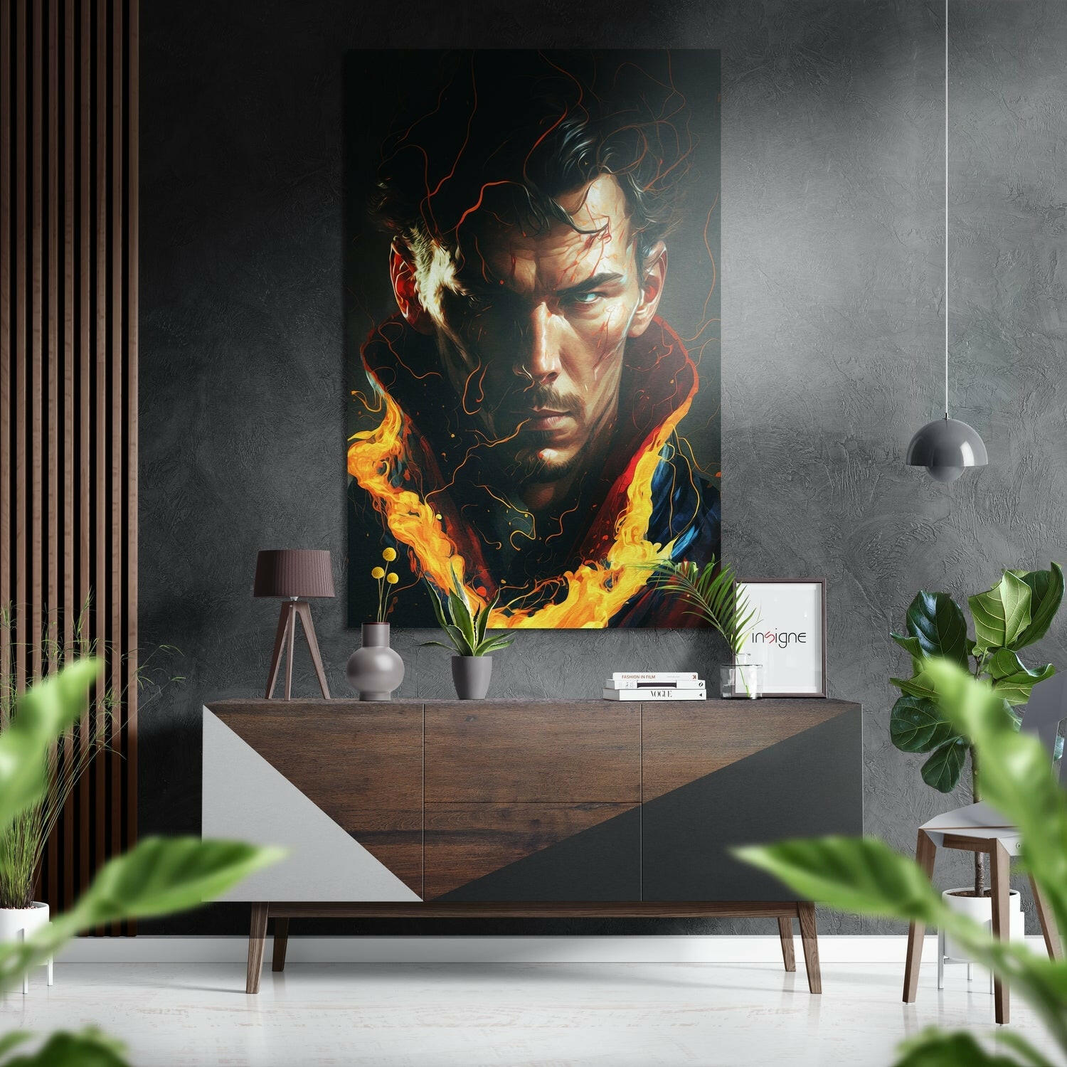 Dr. Strange Fırçalı Metalik Alu-Dibond.
