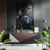 Game Of Thrones Fırçalı Metalik Alu-Dibond.