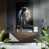Astronot Fırçalı Metalik Alu-Dibond.