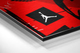 Air Jordan Fırçalı Metalik Alu-Dibond.