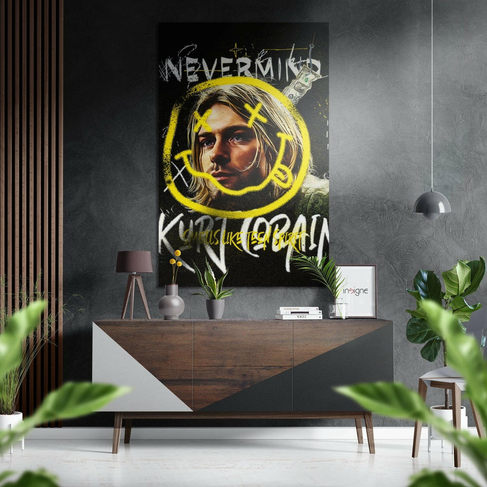 Grunge İkonu Fırçalı Metalik Alu-Dibond