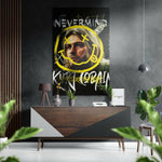 Grunge İkonu Fırçalı Metalik Alu-Dibond
