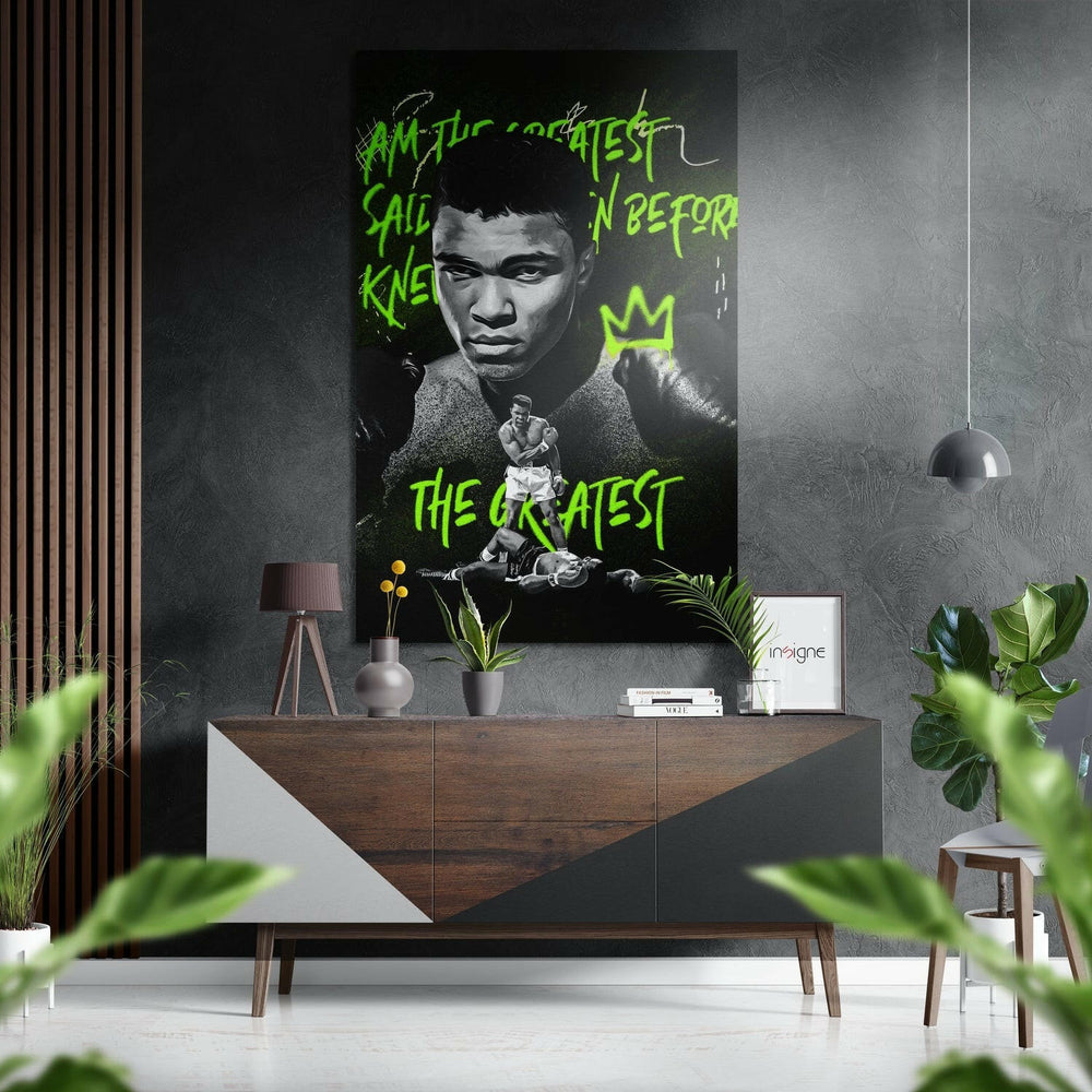 Muhammed Ali Fırçalı Metalik Alu-Dibond.