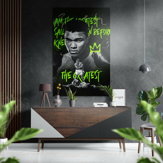 Muhammed Ali Fırçalı Metalik Alu-Dibond.