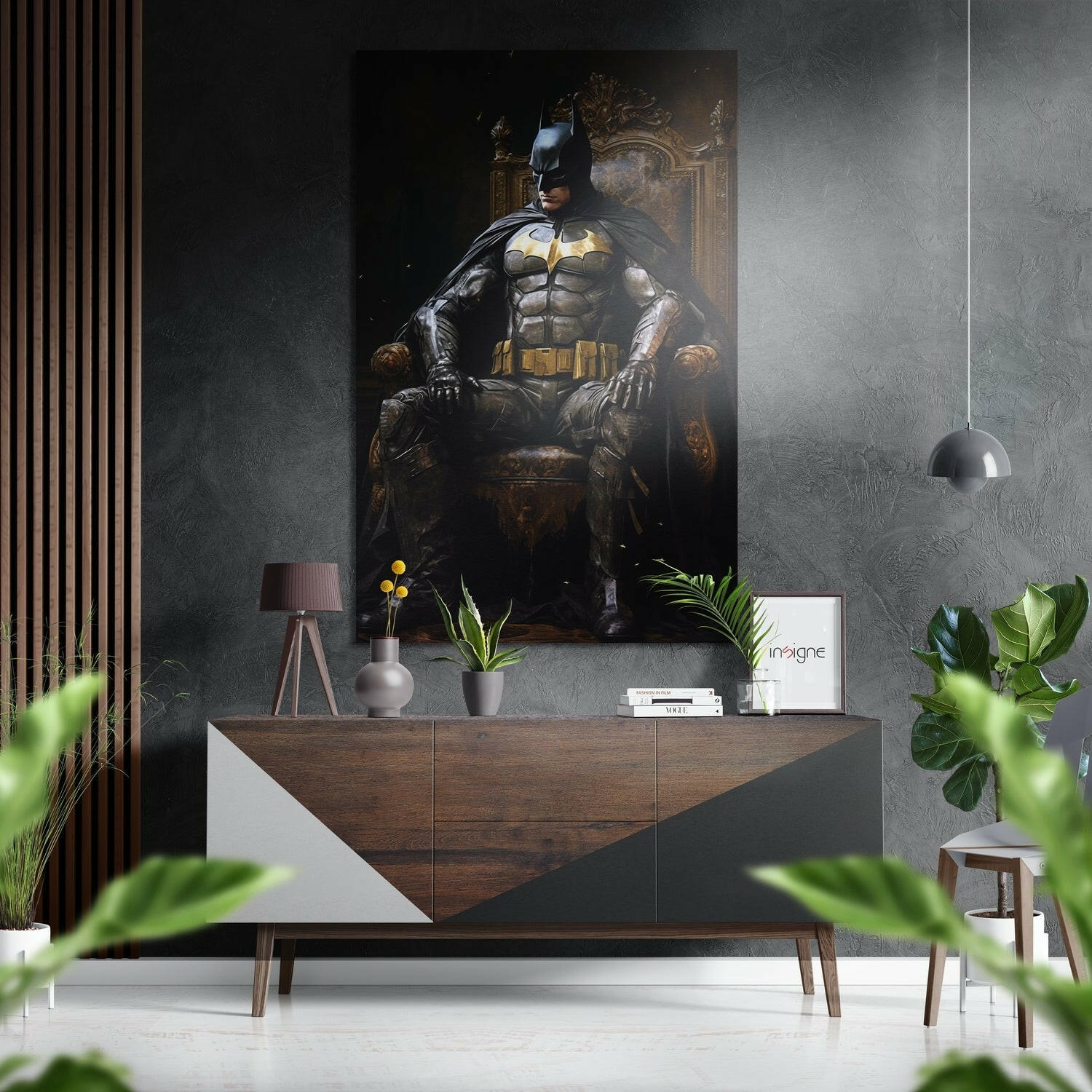 Batman Tahtta Fırçalı Metalik Alu-Dibond.