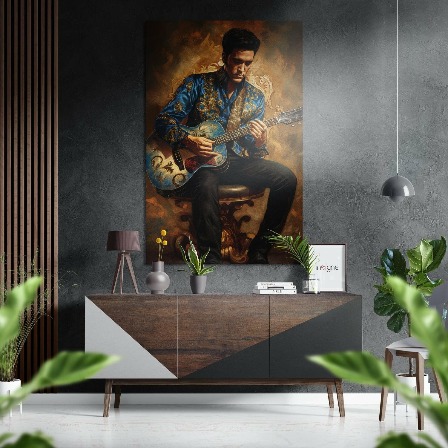 Elvis Fırçalı Metalik Alu-Dibond.
