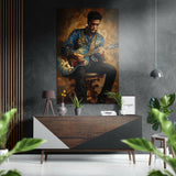 Elvis Fırçalı Metalik Alu-Dibond.