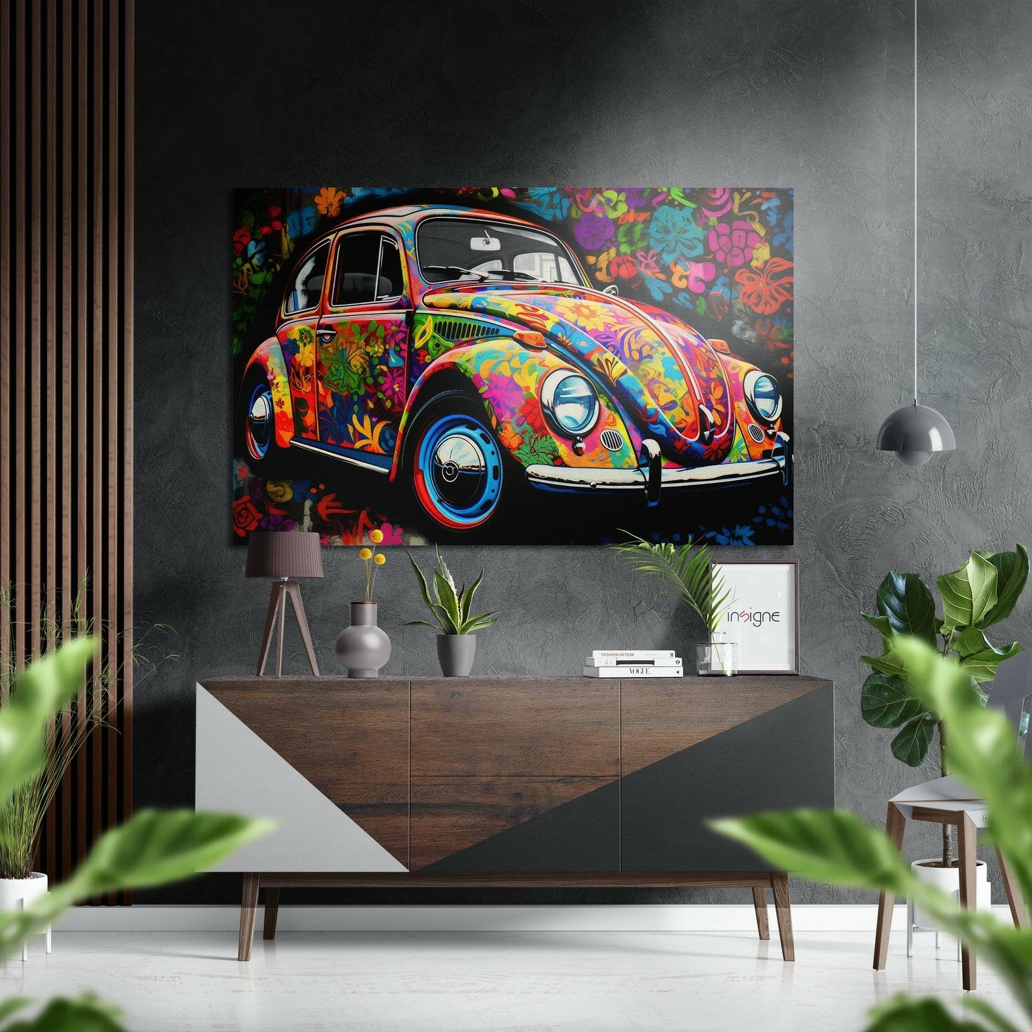 Volkswagen Fırçalı Metalik Alu-Dibond.