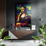 Mona Lisa Fırçalı Metalik Alu-Dibond.