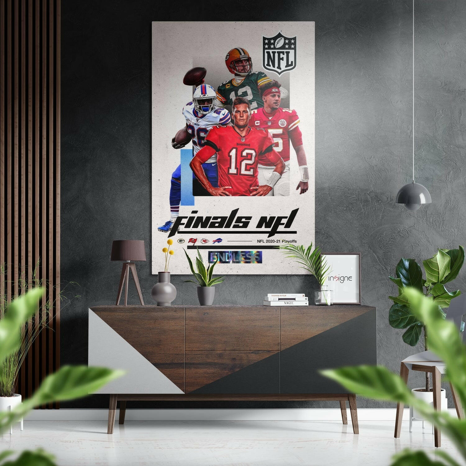 Finaller Nfl Fırçalı Metalik Alu-Dibond.