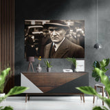 Atatürk Fırçalı Metalik Alu-Dibond.