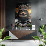 Darth Wader Fırçalı Metalik Alu-Dibond.